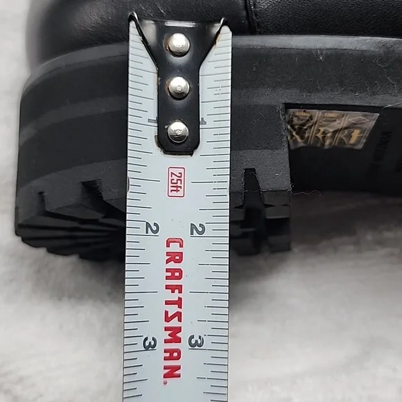 STUART WEITZMAN KNEE HIGH LUG 5050 LEATHER LIFT BLACK AWESOME BOOT LADIES 10 NEW - Picture 11 of 16